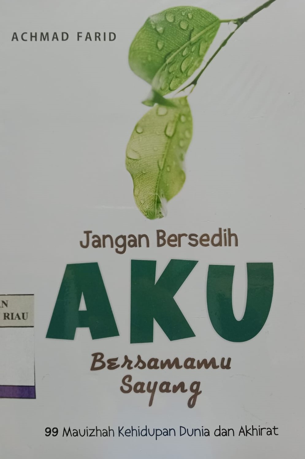 Jangan Bersedih Aku Bersamamu Sayang : 99 Mauizhah Kehidupan Dunia dan Akhirat