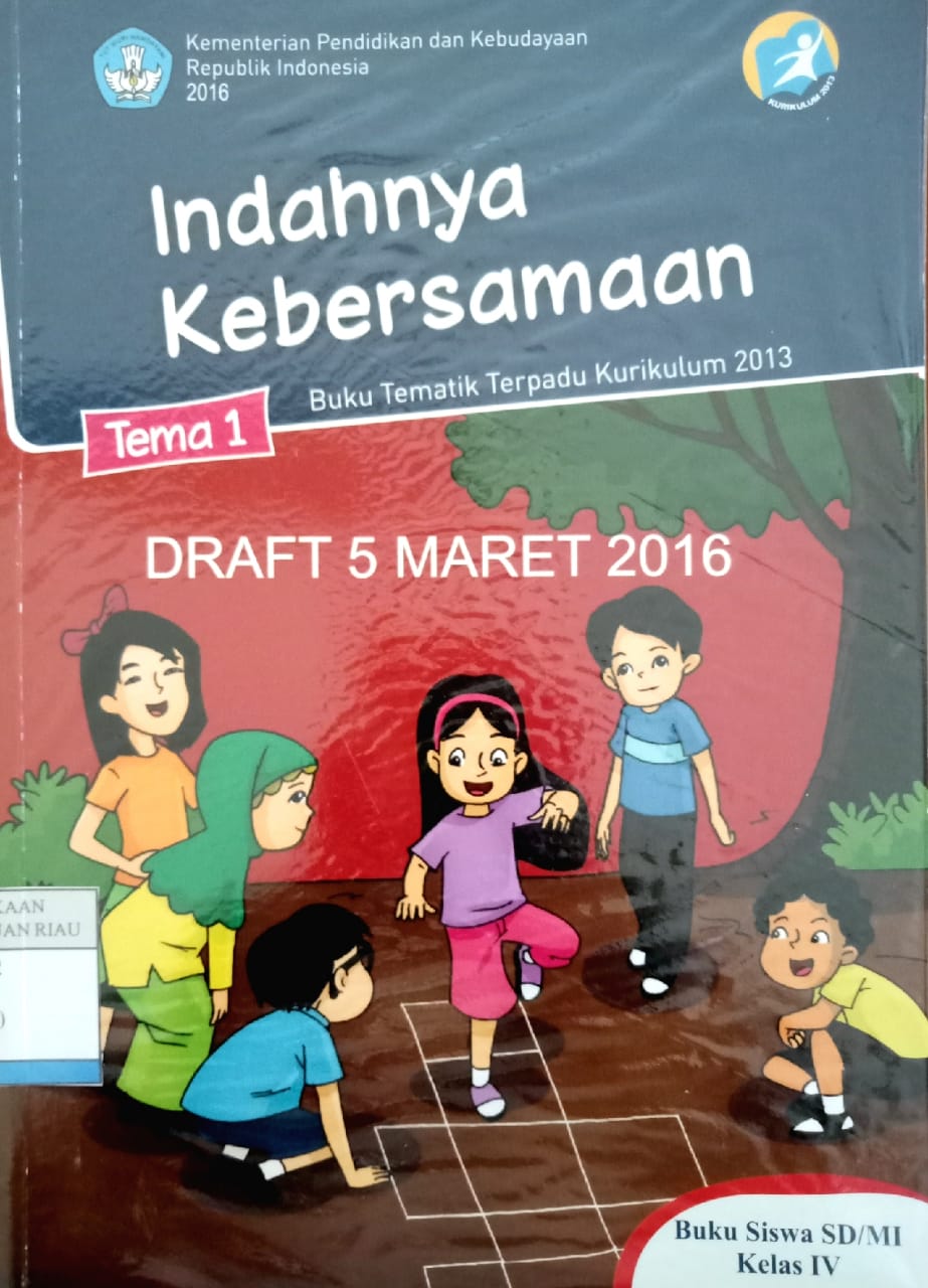 Indahnya Kebersamaan, Buku Tema 1 SD/MI Kelas IV