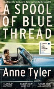 A spool of blue thread