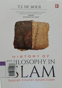 Image of History OF Philosophy In Islam : Sejarah Filsafat Islam